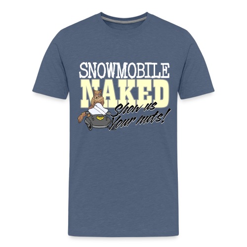 Snowmobile Naked - Kids' Premium T-Shirt