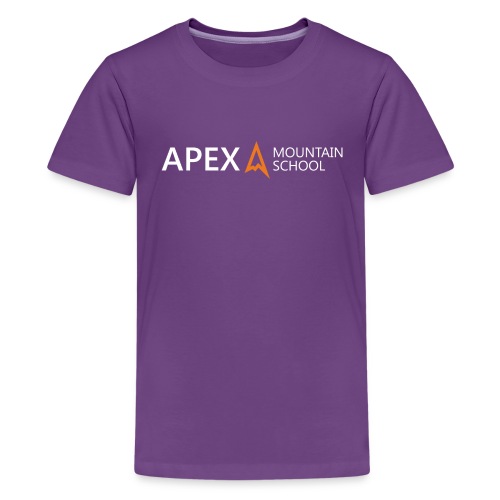 Apex Logo White - Kids' Premium T-Shirt