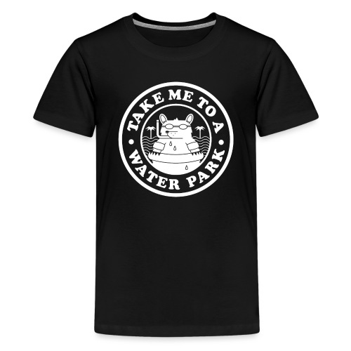 Water Park Bear White png - Kids' Premium T-Shirt