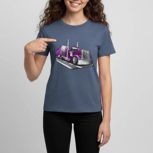Tracktor Trailer Semi Truck Big Rig - Kids' Premium T-Shirt
