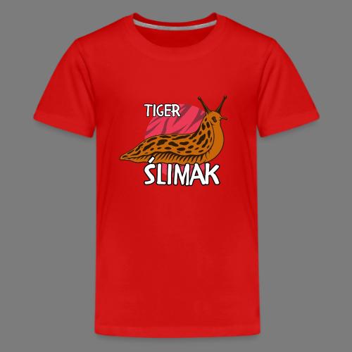 Tiger Ślimak Funny Polish Meme Animal Hybrid - Kids' Premium T-Shirt