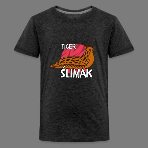 Tiger Ślimak Funny Polish Meme Animal Hybrid - Kids' Premium T-Shirt