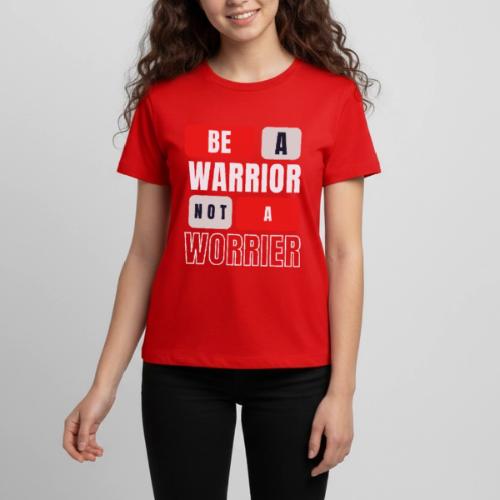 Be A Warrior Not A Worrier - Kids' Premium T-Shirt