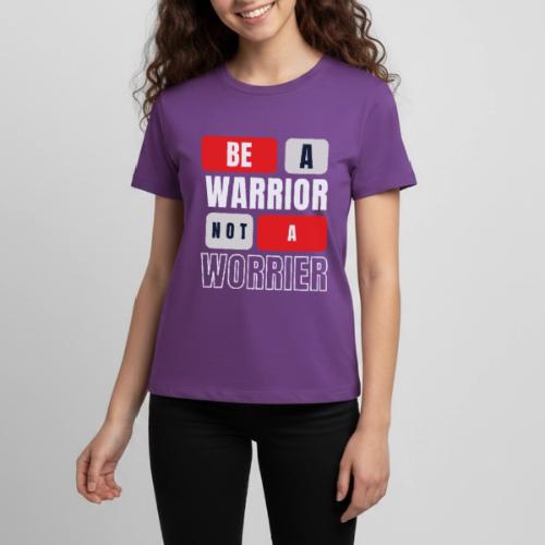 Be A Warrior Not A Worrier - Kids' Premium T-Shirt