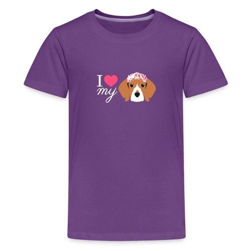 Beagle Love - Kids' Premium T-Shirt