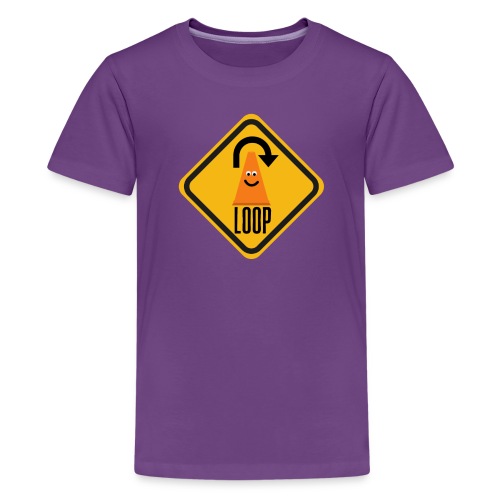 Coney’s Loop Sign - Kids' Premium T-Shirt