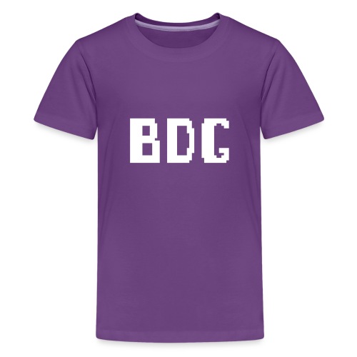 BDG 8-Bit Design White - Kids' Premium T-Shirt