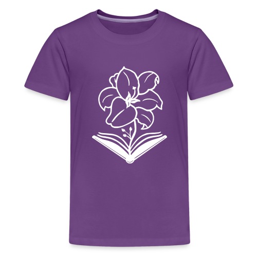 Bitter Lily Books (white) - Kids' Premium T-Shirt