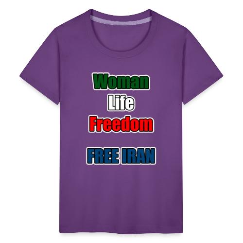 Woman Life Freedom - Kids' Premium T-Shirt