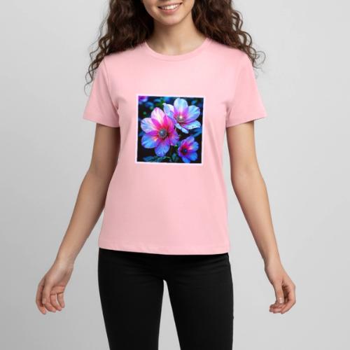 Neon Bloom Flower Magic Glow Design - Kids' Premium T-Shirt