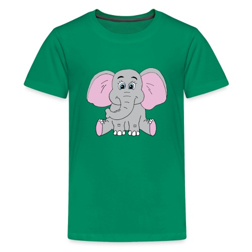 Cute Baby Elephant - Kids' Premium T-Shirt