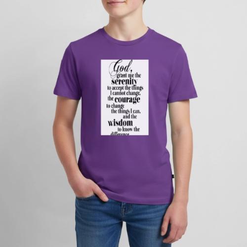 Serenity Prayer - Kids' Premium T-Shirt