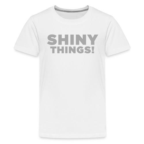 Shiny Things. Funny ADHD Quote - Kids' Premium T-Shirt