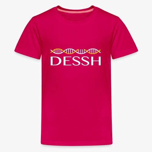 DESSH Foundation Logo in White - Kids' Premium T-Shirt
