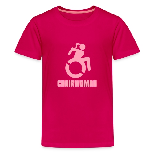 Chairwoman, woman in wheelchair girl in wheelchair - Kids' Premium T-Shirt