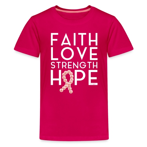 Faith Love Strength Hope - Kids' Premium T-Shirt