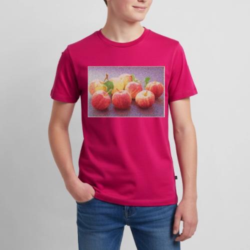 Red Apples Fruit Cute Photo. Buy Now - Kids' Premium T-Shirt