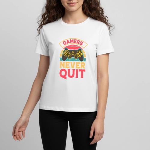Gamers Never Quit Tee - Kids' Premium T-Shirt