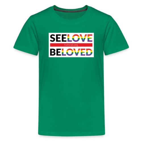 FUMCSD See Love, Be Loved: white design background - Kids' Premium T-Shirt