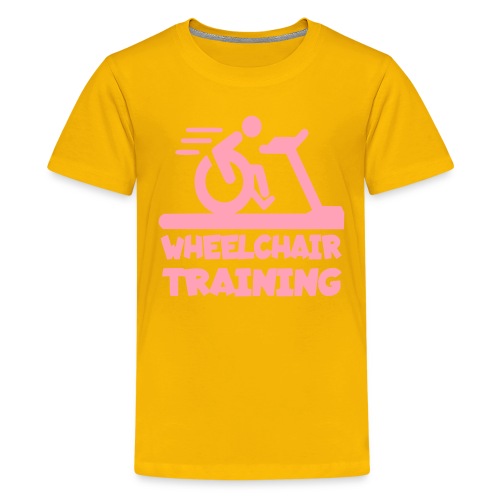 Wheelchair training for lazy wheelchair users - Kids' Premium T-Shirt