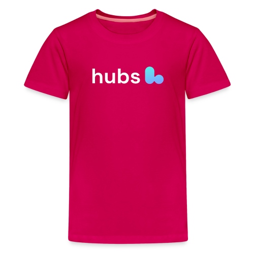 Hubs Logo White - Kids' Premium T-Shirt