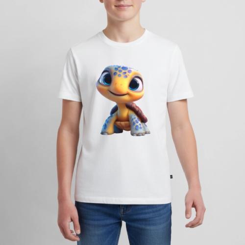 Joyful 3D Baby Turtle with Big Eyes - Kids' Premium T-Shirt