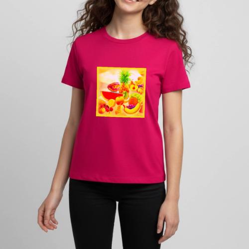 Exotic Tropical Fruits Painting. Buy Now - Kids' Premium T-Shirt