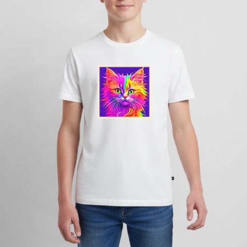 Rainbow Cat Artwork - Kids' Premium T-Shirt