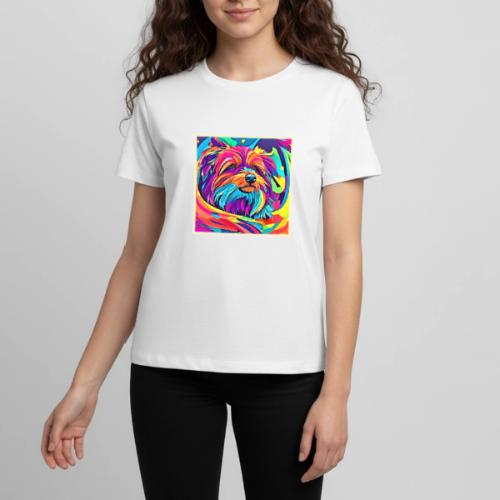 Vibrant Yorkie Pop Art - Kids' Premium T-Shirt