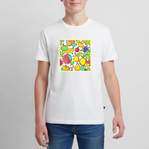 Vibrant Fruit Fiesta - Kids' Premium T-Shirt