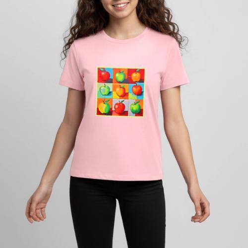 Colorful Apple Grid - Kids' Premium T-Shirt