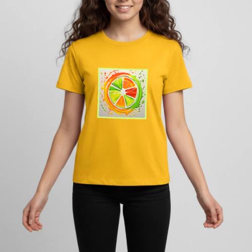 Citrus Splash Design - Kids' Premium T-Shirt
