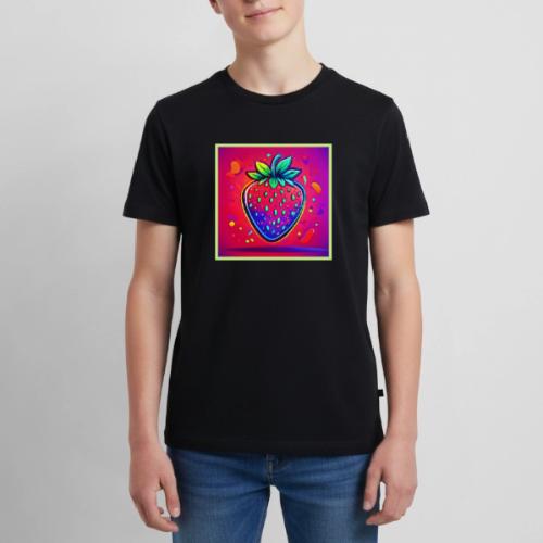 Neon Strawberry Pop - Kids' Premium T-Shirt