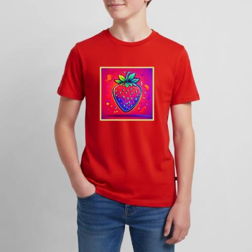 Neon Strawberry Pop - Kids' Premium T-Shirt