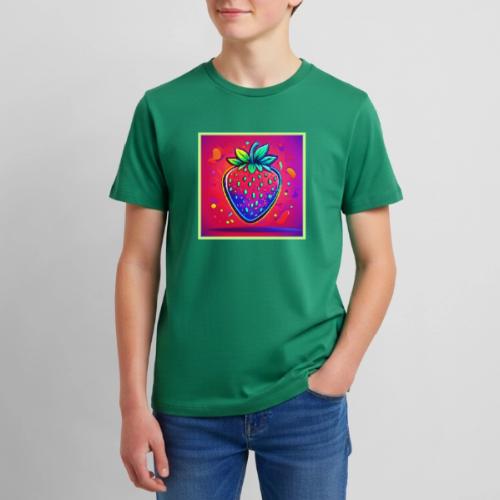 Neon Strawberry Pop - Kids' Premium T-Shirt