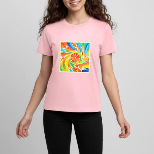 Citrus swirling Splash Design - Kids' Premium T-Shirt