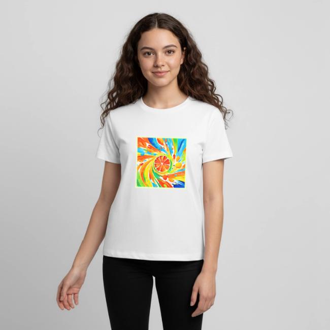 Citrus swirling Splash Design