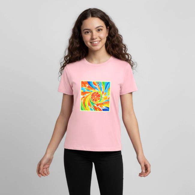 Citrus swirling Splash Design