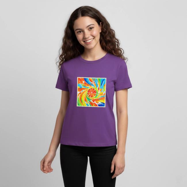 Citrus swirling Splash Design