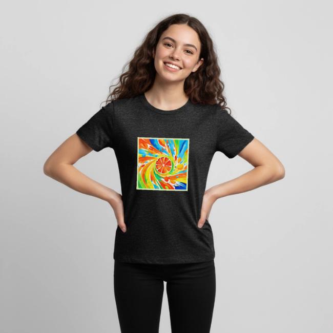 Citrus swirling Splash Design