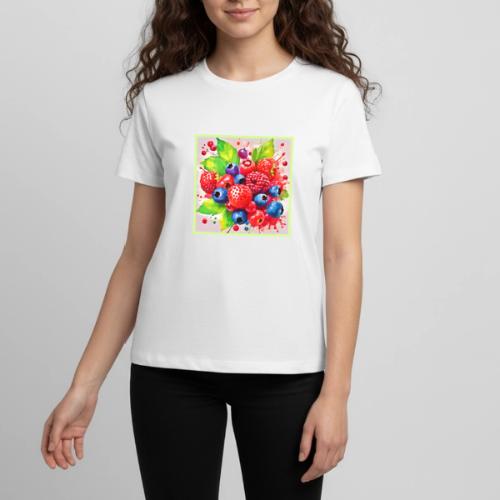 Summer Berry Splash Design - Kids' Premium T-Shirt