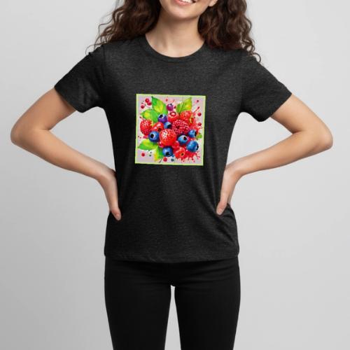 Summer Berry Splash Design - Kids' Premium T-Shirt