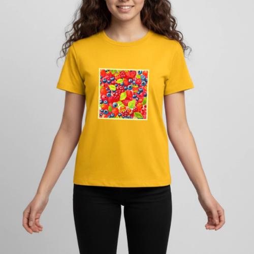 Colorful Berry Pattern - Kids' Premium T-Shirt
