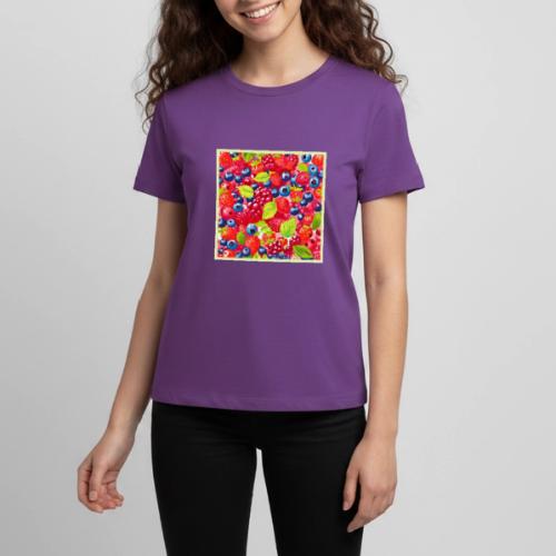 Colorful Berry Pattern - Kids' Premium T-Shirt