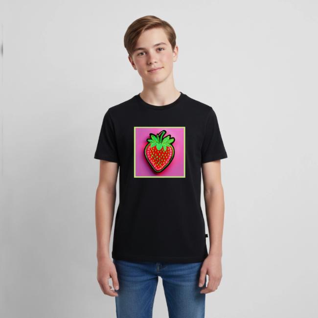 Vibrant Strawberry Neon Sign