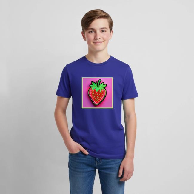 Vibrant Strawberry Neon Sign