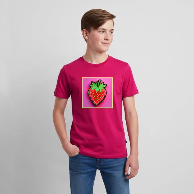 Vibrant Strawberry Neon Sign