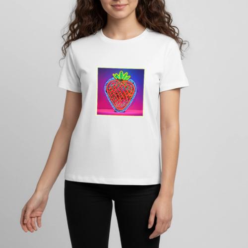 Vibrant Strawberry Neon Sign - Kids' Premium T-Shirt