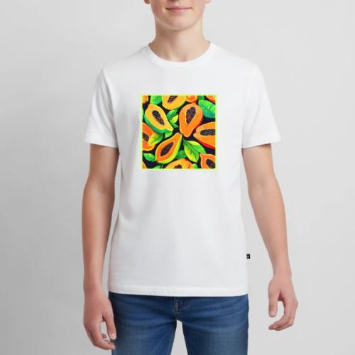 Tropical Papaya Paradise - Kids' Premium T-Shirt