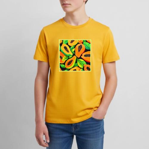 Tropical Papaya Paradise - Kids' Premium T-Shirt